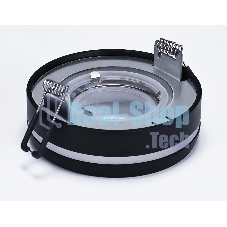 Светильник Ambrella light TN3335 SBK/FR черный песок/белый матовый GU5.3 D96*46