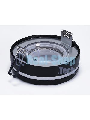 Светильник Ambrella light TN3335 SBK/FR черный песок/белый матовый GU5.3 D96*46