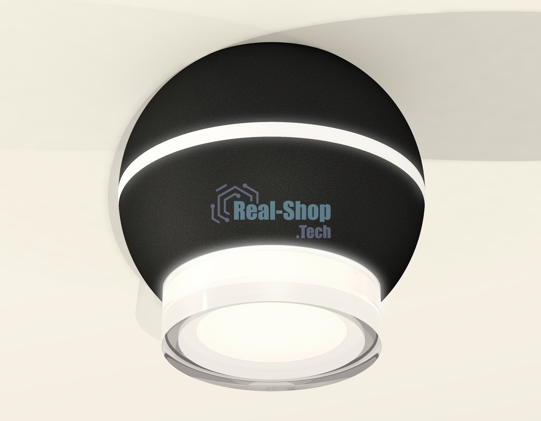 Светильник Ambrella Light XS1102042 SBK/FR/CL черный песок/белый матовый/прозрачный MR16 GU5.3 LED 3W 4200K (C1102, N7160)
