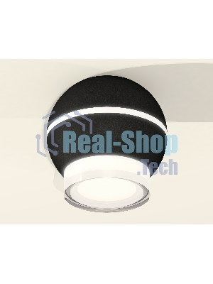 Светильник Ambrella Light XS1102042 SBK/FR/CL черный песок/белый матовый/прозрачный MR16 GU5.3 LED 3W 4200K (C1102, N7160)
