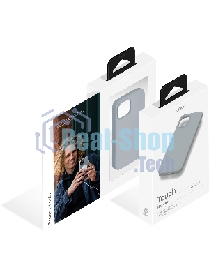 Чехол (клип-кейс) uBear для Apple iPhone 15 Plus Touch Mag Case with MagSafe серый (CS272MG67TH-I23M)