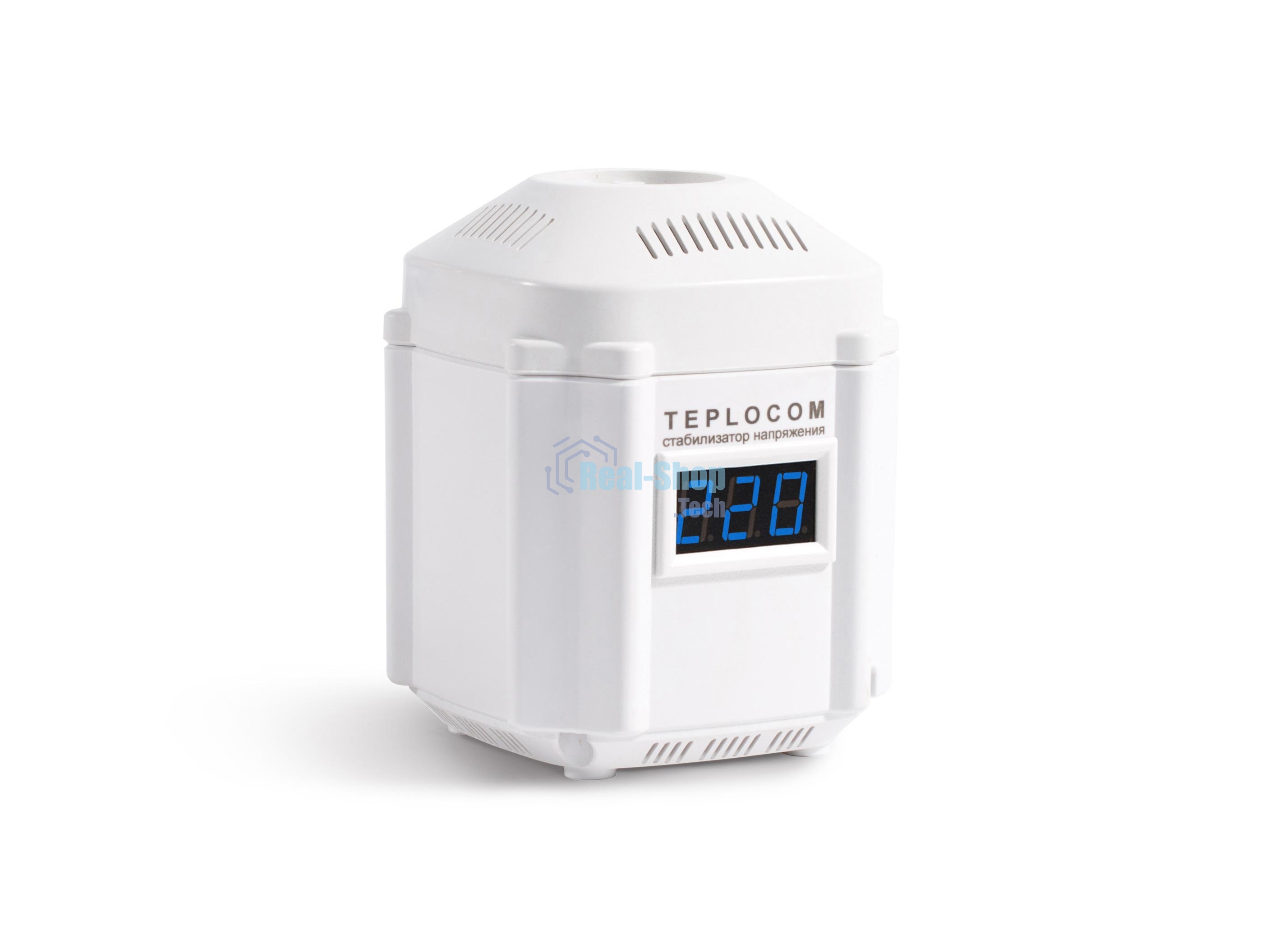 Стабилизатор напряжения TEPLOCOM ST – 222/500-И индикация Бастион 557