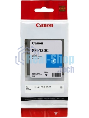 Картридж струйный Canon PFI-120 C 2886C001 голубой (130 мл) для Canon imagePROGRAF TM-200/205
