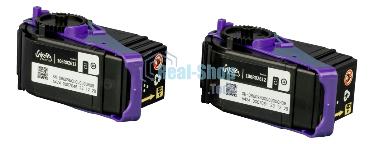 Картридж лазерный Sakura 106R02612 для Xerox Phaser 7100, черный, 10 000 к. (в комплекте 2 шт., на 5 000 к. каждый)