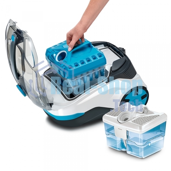 Пылесос Thomas DryBOX+AquaBOX Parkett белый/синий, 325/1700Вт, уборка сухая, пылесборник контейнер 2.6 л