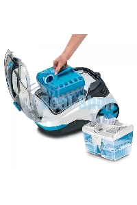 Пылесос Thomas DryBOX+AquaBOX Parkett белый/синий, 325/1700Вт, уборка сухая, пылесборник контейнер 2.6 л