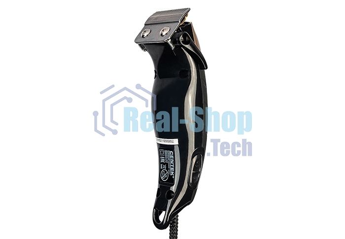 Машинка для стрижки Centek CT-2110 (черный/золотой) титановые ножи, прорезиненный корпус