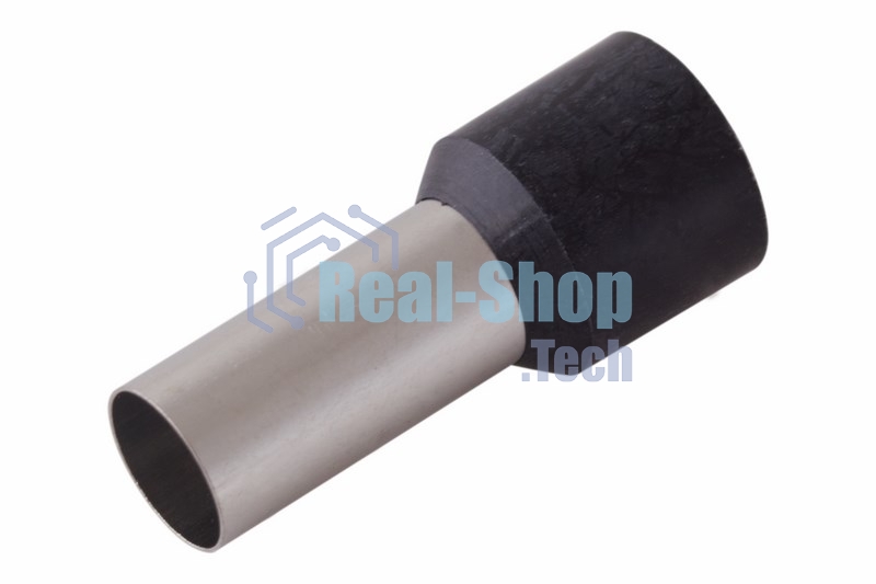 Наконечник штыревой втулочный изолированный Rexant F-16 мм 25 мм² (НШВи 25-16) черный