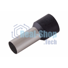 Наконечник штыревой втулочный изолированный Rexant F-16 мм 25 мм² (НШВи 25-16) черный