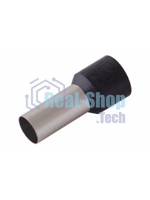 Наконечник штыревой втулочный изолированный Rexant F-16 мм 25 мм² (НШВи 25-16) черный