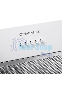 Вытяжка встраиваемая Maunfeld THAMES 601PM белый, 60 см, 850 куб. м/ч, 44 дБ
