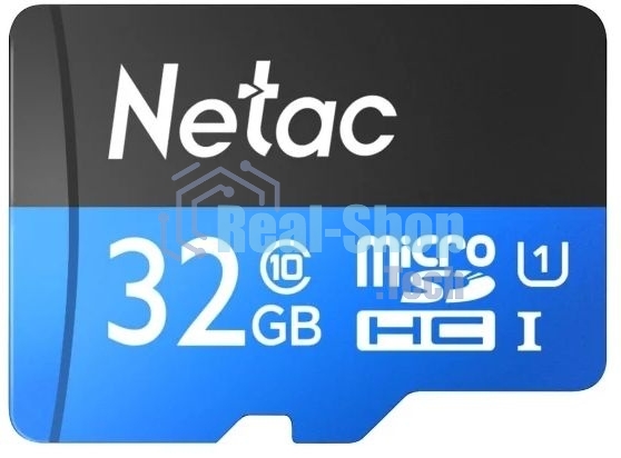 Флеш карта microSDHC 32Gb Netac P500 NT02P500STN-032G-S (без SD адаптера) 80Mb/s