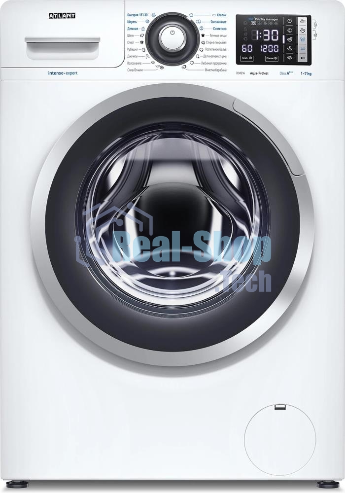 Стиральная машина Atlant СМА 70У1214-01 белый, загрузка фронтальная 7 кг, 1200 об/мин., класс: А++