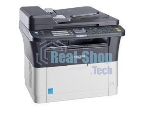МФУ лазерное Kyocera Ecosys FS-1025MFP (1102M63RU0/1102M63RUV/1102M63RU2/1102M63NX2/1102M63DZ2), A4, ч/б, печ. до 25 стр/мин., скан. до 18 стр/мин. (ч/б) 6 стр/мин. (цвет), 600 x 1800 dpi (печать) 600x600dpi (скан), USB, RJ-45