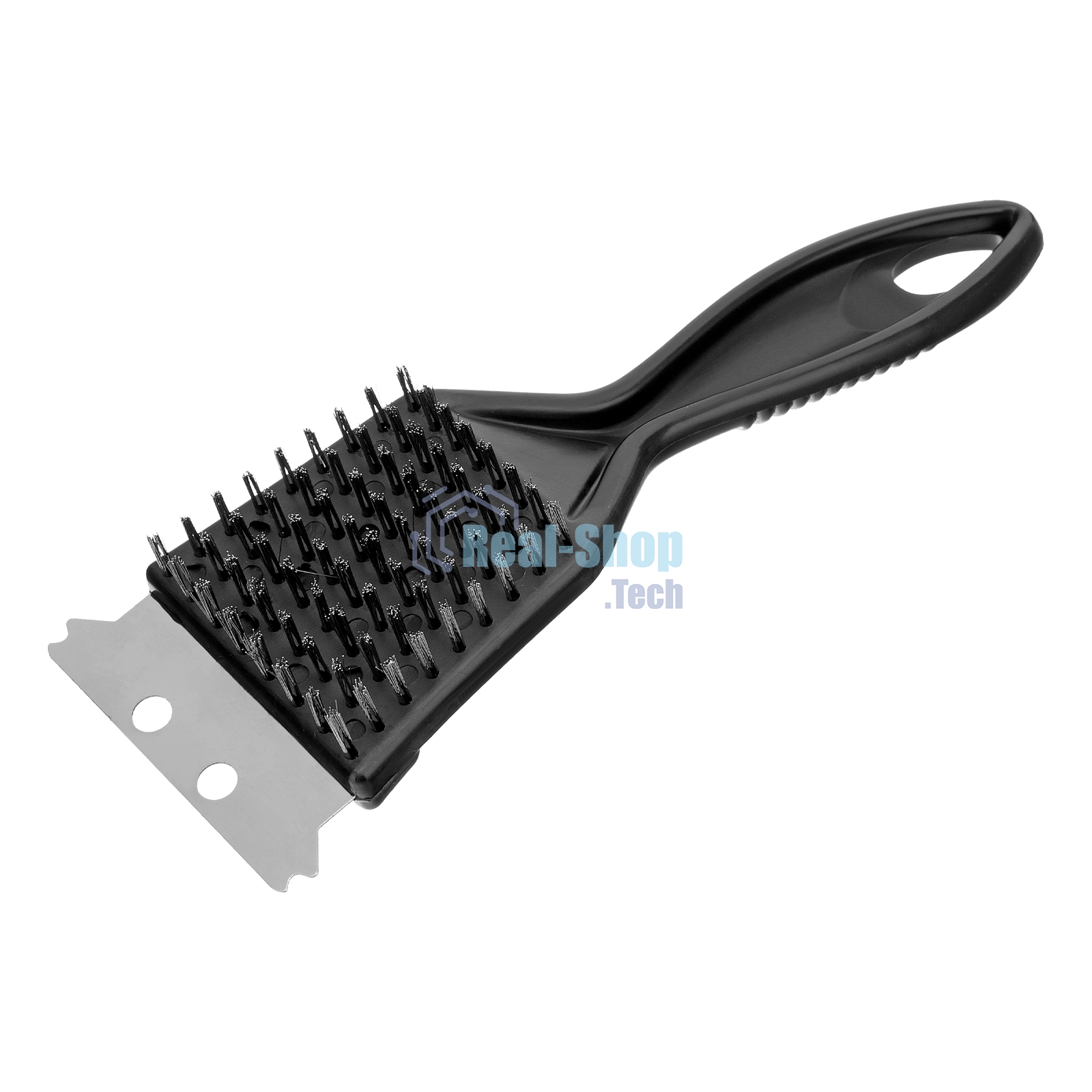 Щетка для чистки гриля 20 см, 2 в 1 (щетка, скребок), Camping Palisad