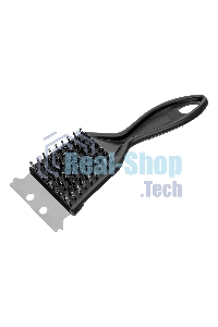 Щетка для чистки гриля 20 см, 2 в 1 (щетка, скребок), Camping Palisad