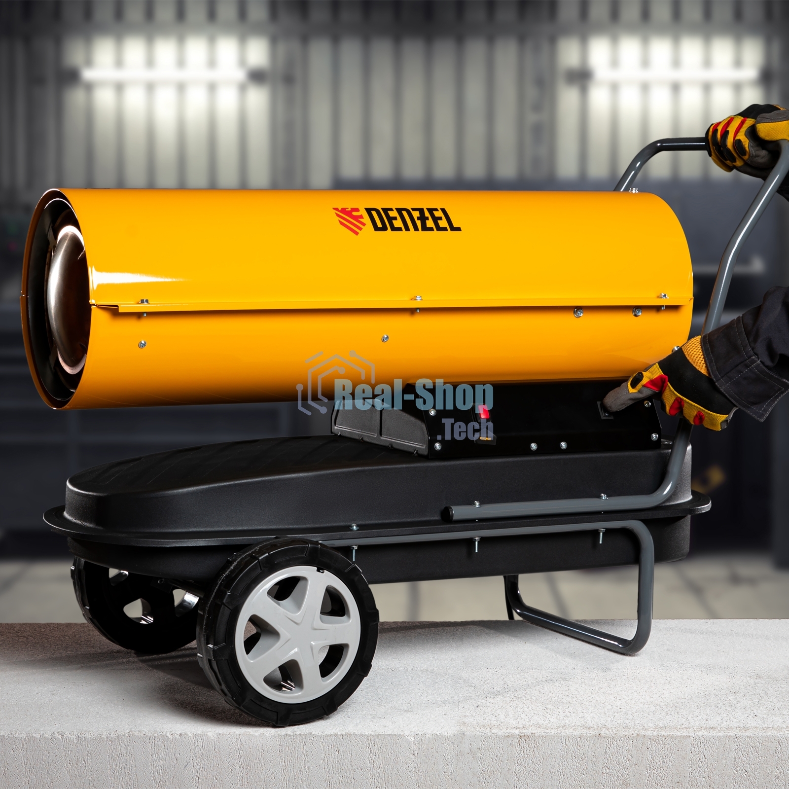 Дизельная тепловая пушка Denzel DHG-30, 30 кВт, 750 м3/ч, прямой нагрев