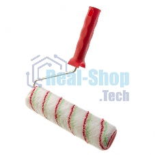 Валик Сибртех Эмали, 250 мм, ворс 12 мм, D 48 мм, D ручки 6 мм, полиамид, полиакрил