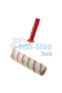 Валик Сибртех Эмали, 250 мм, ворс 12 мм, D 48 мм, D ручки 6 мм, полиамид, полиакрил