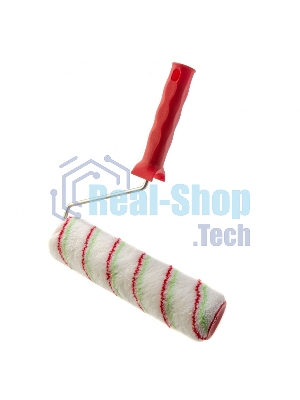 Валик Сибртех Эмали, 250 мм, ворс 12 мм, D 48 мм, D ручки 6 мм, полиамид, полиакрил