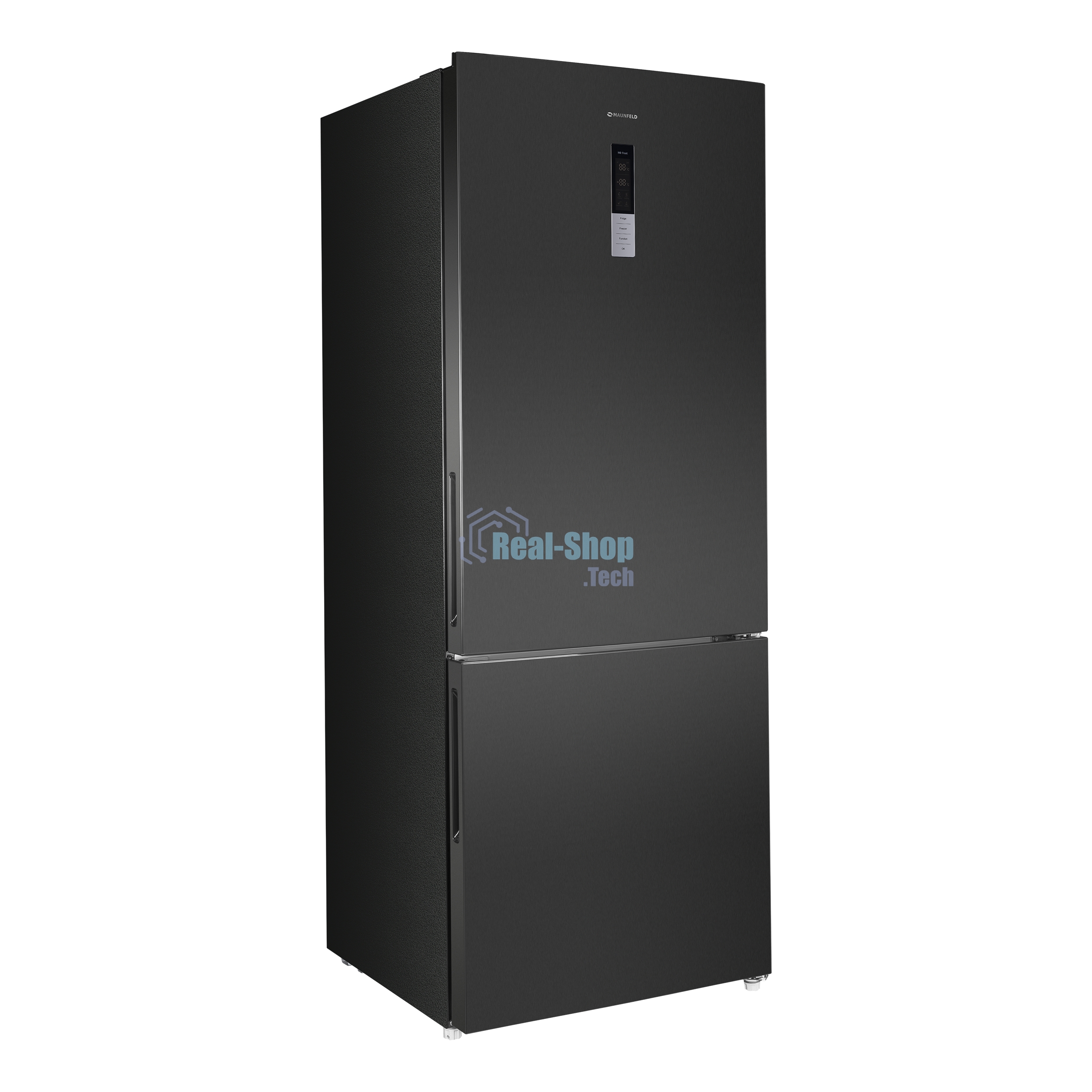 Холодильник Maunfeld MFF1857NFSB черный мат. инвертер двухкамерный 336/117л морозилка снизу