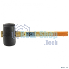 Киянка резиновая Sparta 680 г, черная резина, деревянная рукоятка