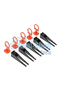 Комплект зажим + клин для системы выравнивания плитки СВП Сибртех Кольцо, 50/50 шт. в ведре