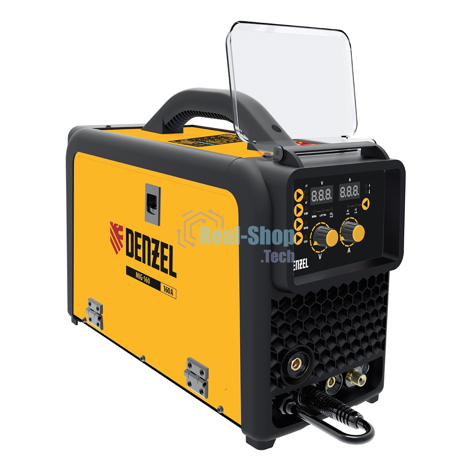 Аппарат инверторный полуавтоматической сварки Denzel MIG-160, 160 А, ПВ 60%, катушка 5 кг