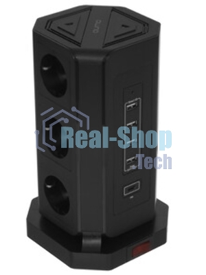 Сетевой фильтр QUMO Power Tower PRO PD 8SP4U (P-0004)