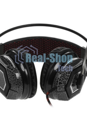 Гарнитура Oklick HS-L500G зелёный/чёрный, проводная, USB/3.5 мм