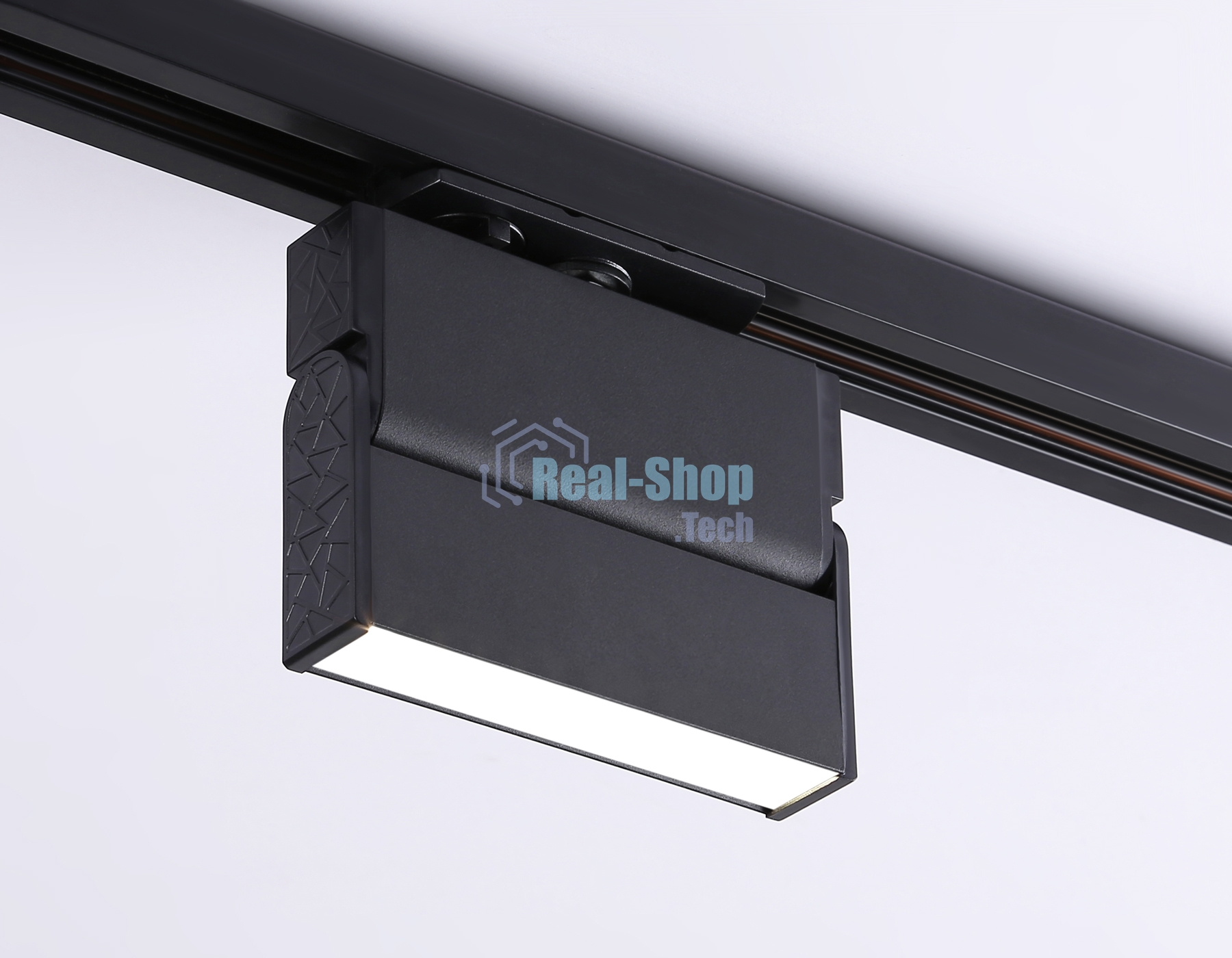 Трековый однофазный светодиодный светильник Ambrella light GL6803 BK черный LED 6W 4200K 115*22*87