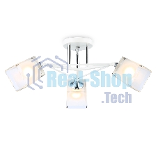 Светильник Ambrella light TR303071/3 WH/CH/FR белый/хром/белый матовый E27/3 max 40W D560*250