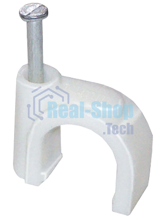 Скоба креп. круглая R7 (уп.100шт) IEK USK11-07-100