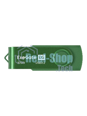 Exegate EX302051RUS USB-флеш накопитель ExeGate Jet Ultra 32GB зеленый (USB3.0/=USB3.1 Gen1/=USB3.2 Gen1 5Gbps, пластик/металл)