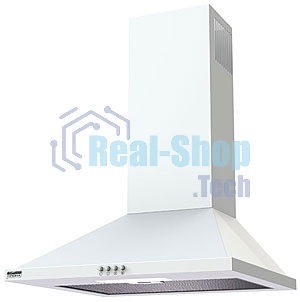 Вытяжка каминная KRONA Bella 500 inox PB белый, 50 см, 633 куб. м/ч, 46 дБ