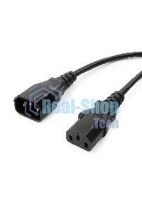 Кабель питания сист.блок-монитор Gembird 4.5-5.0м, черный, с зазем., пакет PC-189-15