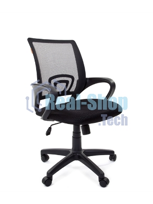 Кресло Chairman 696 TW-01 черный, ткань, 120 кг, механизм качания