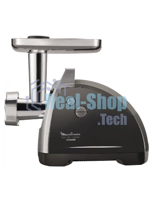 Мясорубка электрическая Moulinex ME688832 черный, 2200 Вт, 4.5 кг/мин, реверс, насадки - 6