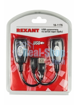Удлинитель USB Rexant по витой паре (8p8c)