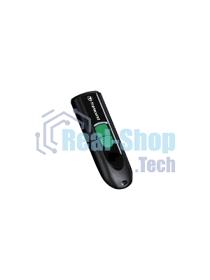 Флешка USB Transcend JetFlash 790C (TS128GJF790C), 128Gb, USB 3.2, R/W 90/60, черный/зеленый