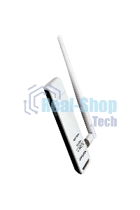 Адаптер TP-Link SOHO TL-WN722N 150Mbps High Gain Wireless N USB Adapter with Cradle, 1T1R, 2.4GHz, 802.11n/g/b, 1 detachable antenna