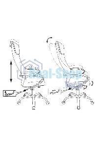 Кресло руководителя Бюрократ CH-607SL TW-01 Neo Black черный, сетка/ткань с подголов. на колес. металл хром