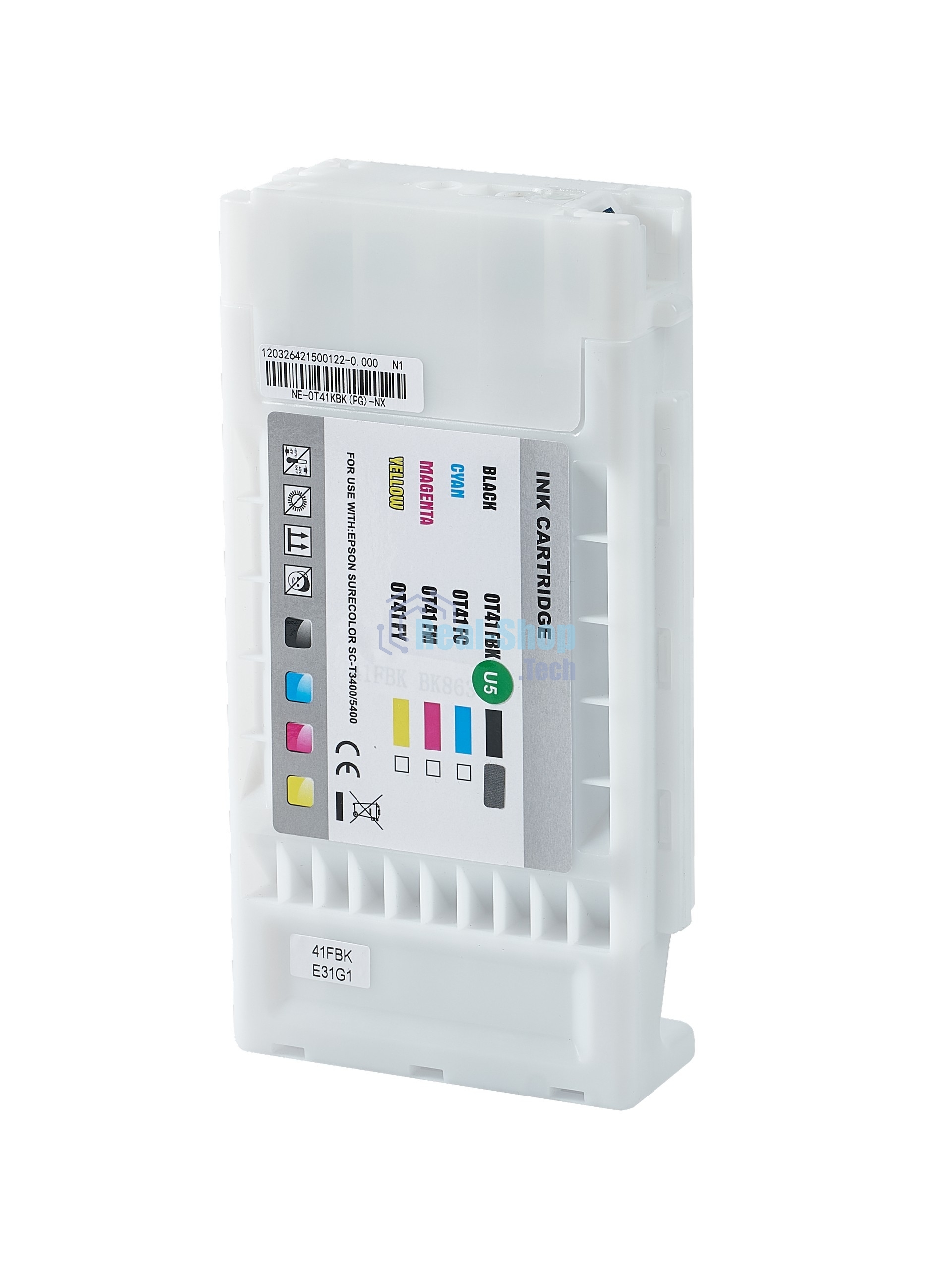 Картридж струйный Sakura C13T41F540 (T41F5 BK) для Epson, черный, 350 мл.