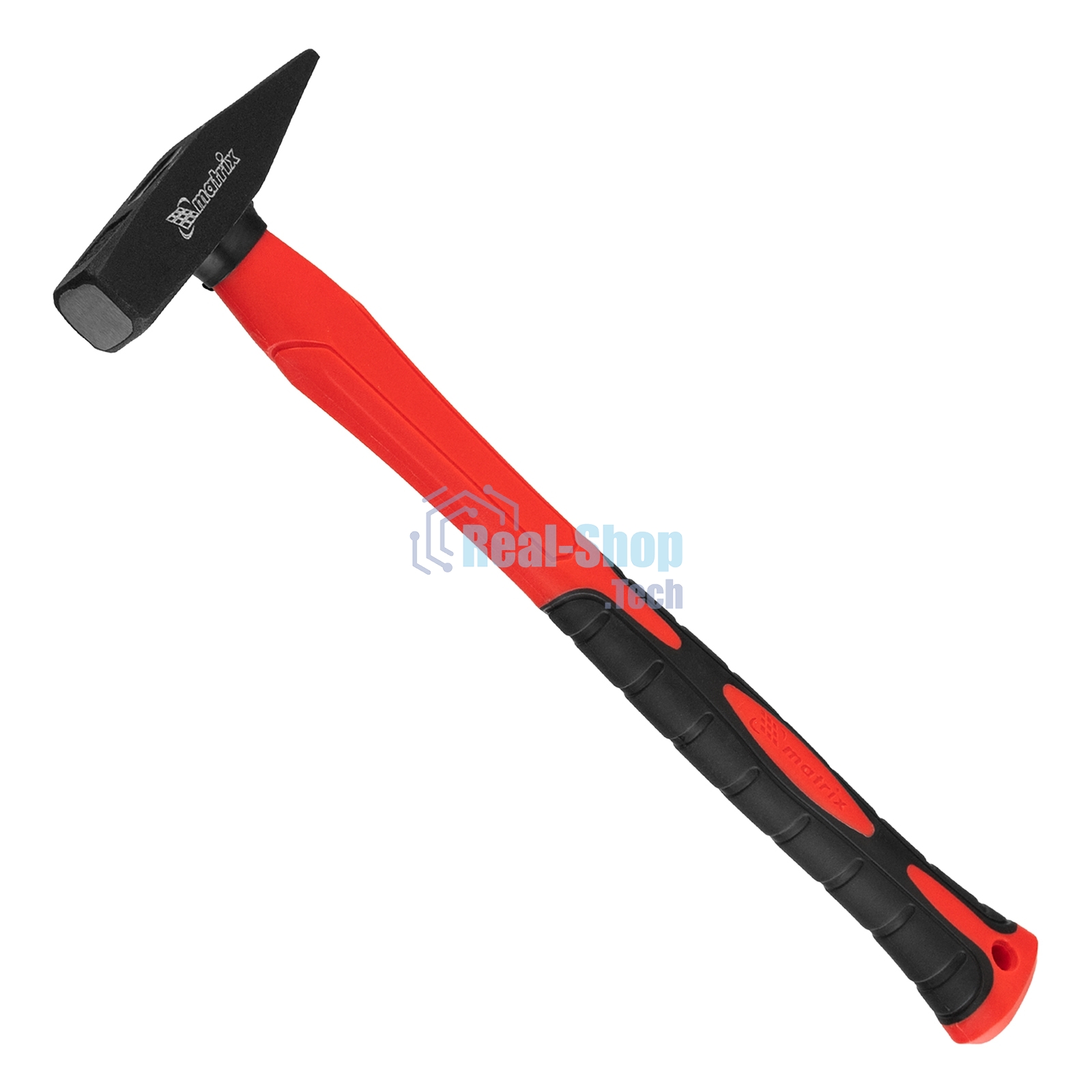 Молоток слесарный Matrix optimal 200г фибергласовая обрезиненная рукоятка квадратный боек