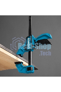 Струбцина реечная Gross быстрозажимная, пистолетного типа, пошаг. механизм, пластиковый корпус,150 мм