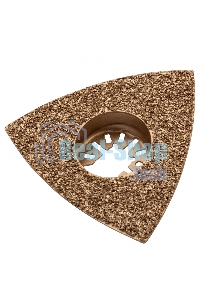 Насадка для МФИ Denzel шлифовальная дельтовидная, HM, по плитке и дереву, 78 мм