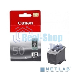 Картридж струйный Canon PG-50Bk, для Canon PIXMA MP150/MP160/MP170/MP180/MP450/MP460/MX300/MX310/iP2200, FAX-JX200/JX210 JX500/JX510,черный, 300