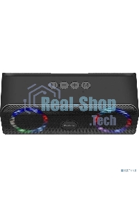 Акустическая система Defender LIGHT/BT/FM/USB/TF/AUX Q1 черный 10 Вт