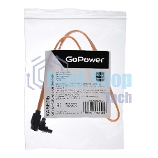 Кабель а/в GoPower Длина 0.5 м Разъемы SATA (m)-SATA (m) черный/оранжевый