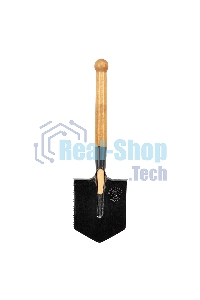 Лопата саперная Сибртех 150х180х510 мм, деревянный черенок, с зубьями